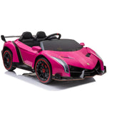 12V Lamborghini Veneno 4x4 Ride-on Car; Kids Licensed 1-Seater Electric Remote Control Car