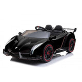 12V Lamborghini Veneno 4x4 Ride-on Car; Kids Licensed 1-Seater Electric Remote Control Car