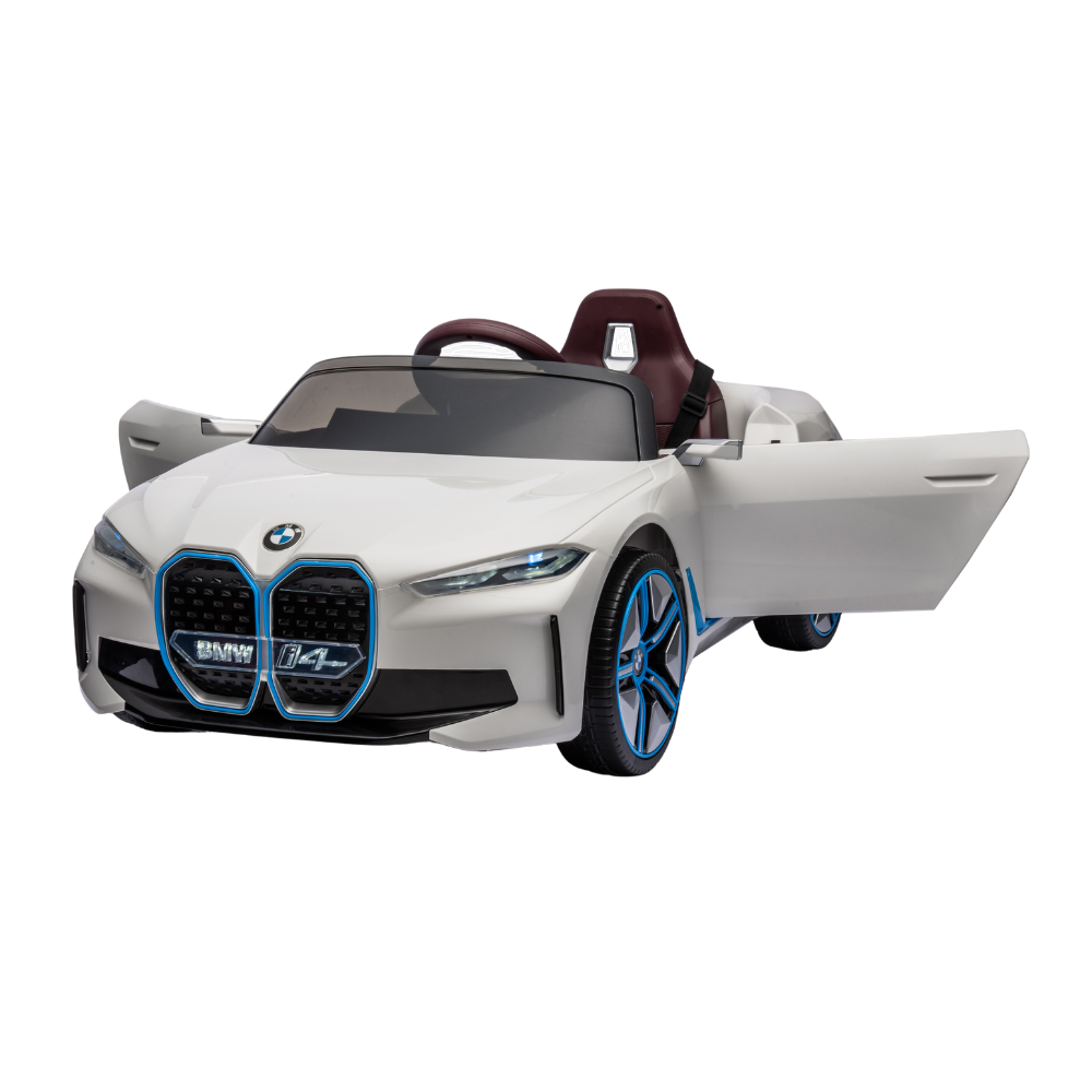 12V BMW I4 Kids Ride-On Car: Licensed 4x4 Electric Car For Kids