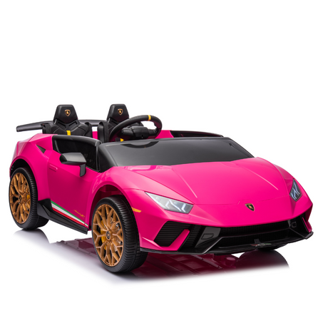 24V Lamborghini Huracan 4x4 Kids Ride On Car: 2 Seater Licensed Remote Control Electric Car