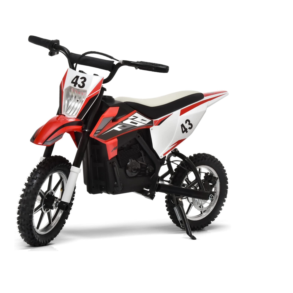 36V Powered Rugged Ranger 350-Watt Dirt Bike For Big Kids & Teens: Air-Filled Rubber Tires For Off-Road Fun