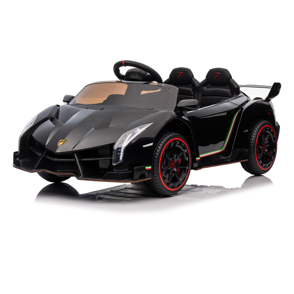 12V Lamborghini Veneno 4x4 Ride-on Car; Kids Licensed 1-Seater Electric Remote Control Car