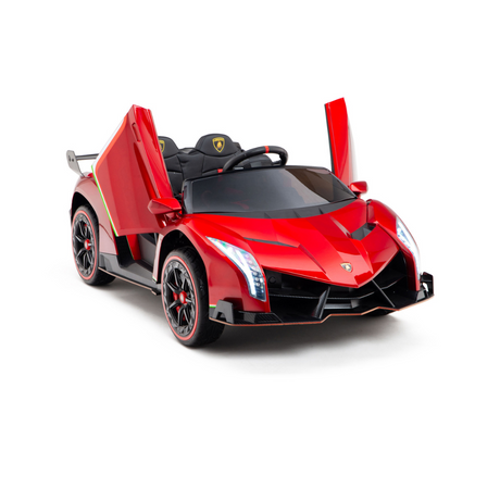 12V Lamborghini Veneno 4x4 Ride-on Car; Kids Licensed 1-Seater Electric Remote Control Car