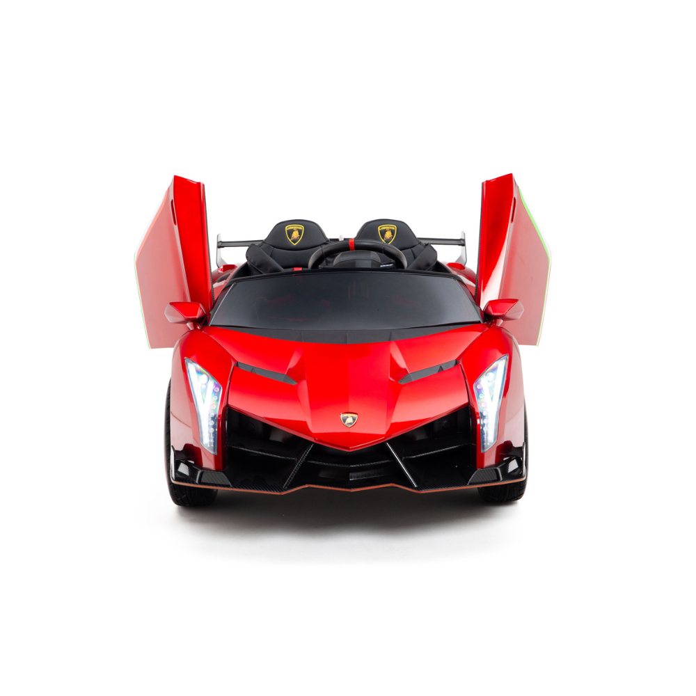 12V Lamborghini Veneno 4x4 Ride-on Car; Kids Licensed 1-Seater Electric Remote Control Car