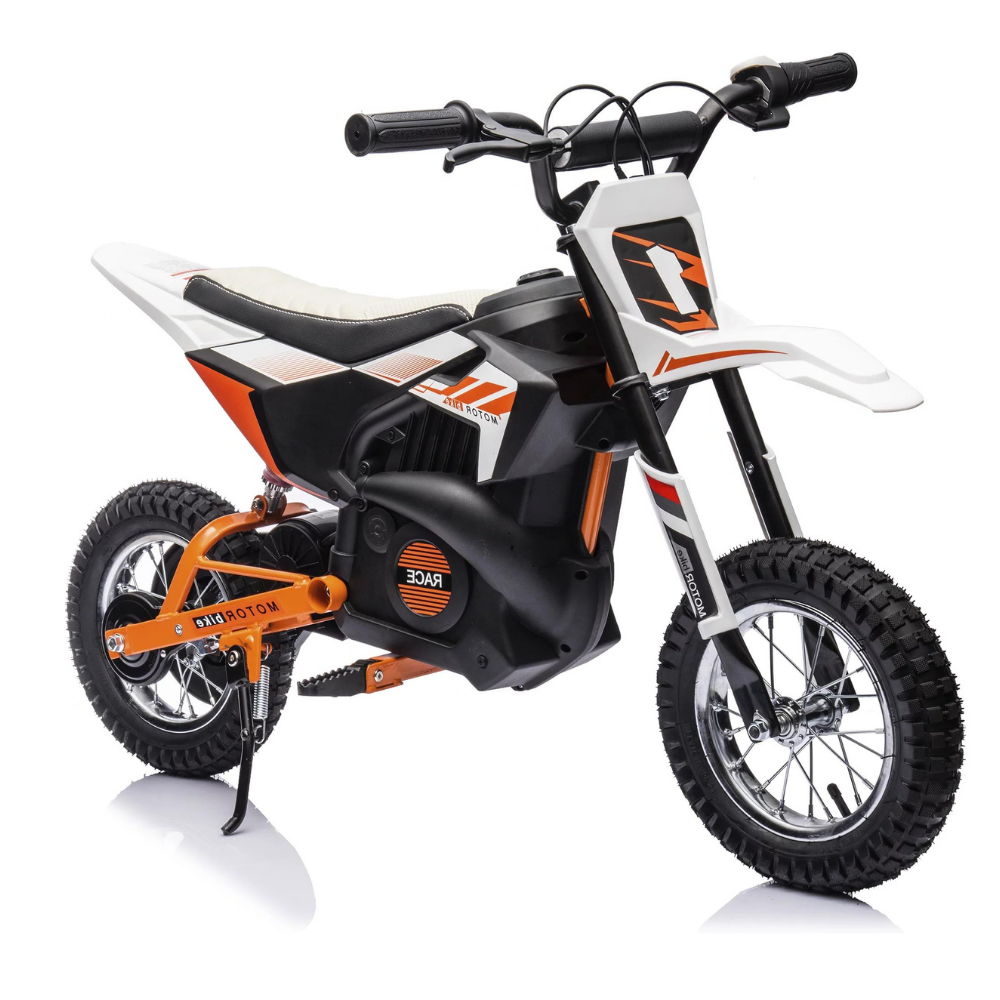 24V Trailblazer Junior 250-Watt Dirt Bike For Big Kids & Teens: Air-Filled Rubber Tires For Off-Road Fun