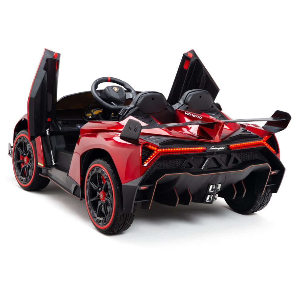 12V Lamborghini Veneno 4x4 Ride-on Car; Kids Licensed 1-Seater Electric Remote Control Car