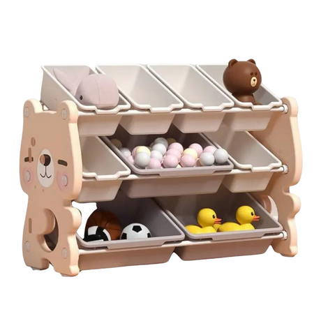 Kids & Toddlers Bear Edition Storage Unit: Toddler Luxury Organizer