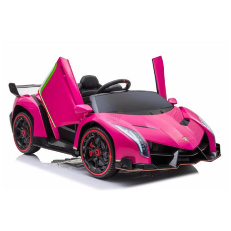 12V Lamborghini Veneno 4x4 Ride-on Car; Kids Licensed 1-Seater Electric Remote Control Car