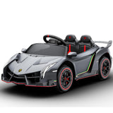 12V Lamborghini Veneno 4x4 Ride-on Car; Kids Licensed 1-Seater Electric Remote Control Car