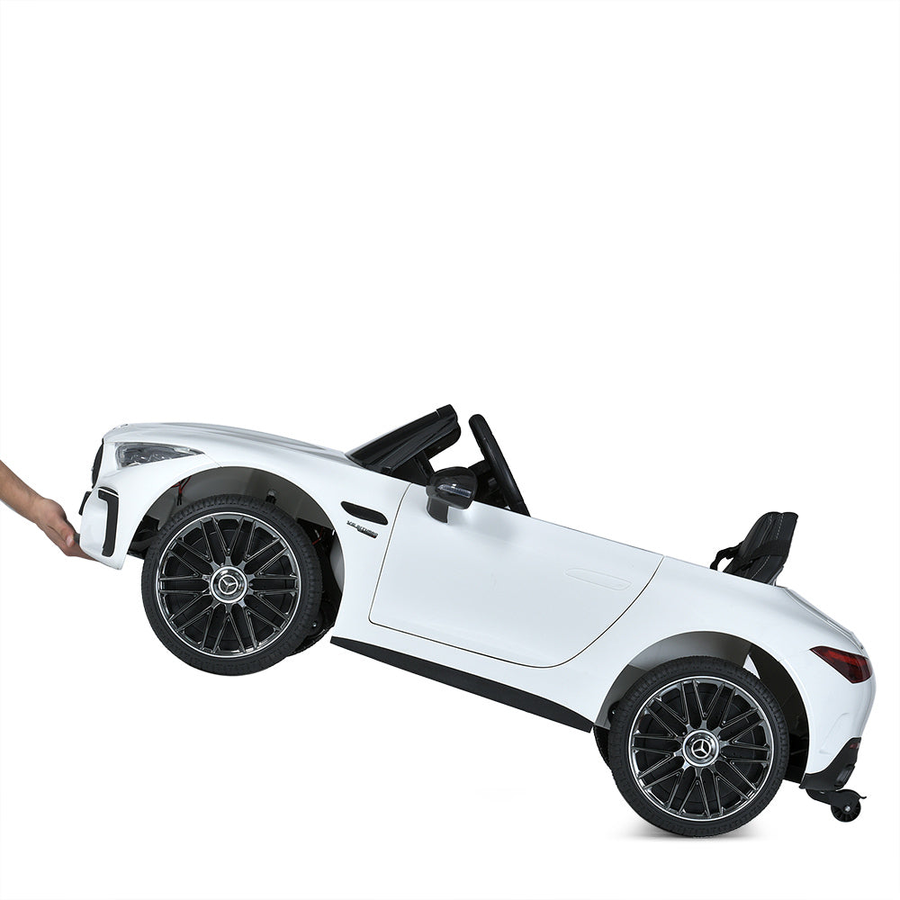 12V Mercedes Benz AMG SL63 Deluxe Ride-On Car For Kids: XL Seater Electric Remote Control Car