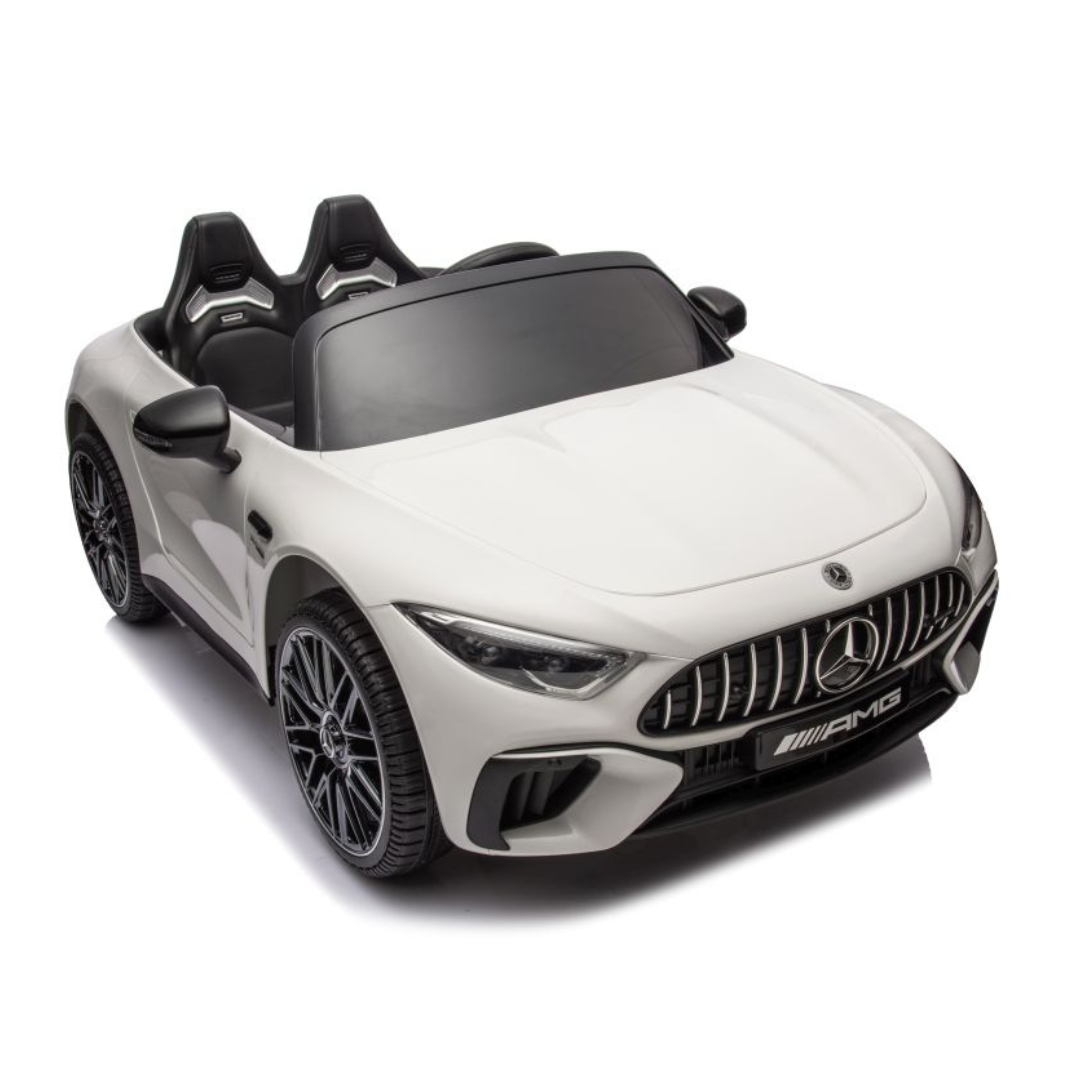 Voiture de luxe Mercedes Benz AMG SL63 12 V pour enfants : voiture télécommandée électrique XL