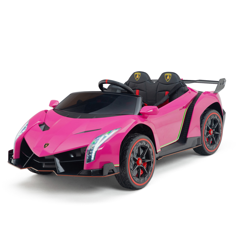 12V Lamborghini Veneno 4x4 Ride-on Car; Kids Licensed 1-Seater Electric Remote Control Car