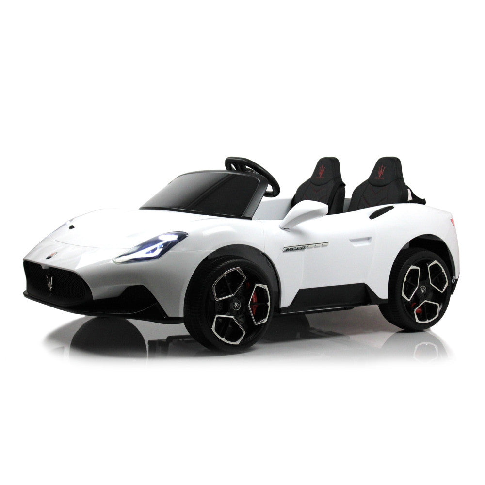 24V Maserati MC20 24V Kids Licensed 2-Seater Ride-on Car: 105-Watt Brushless Motor and RC