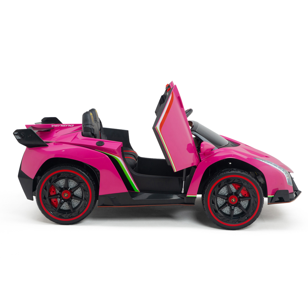 12V Lamborghini Veneno 4x4 Ride-on Car; Kids Licensed 1-Seater Electric Remote Control Car