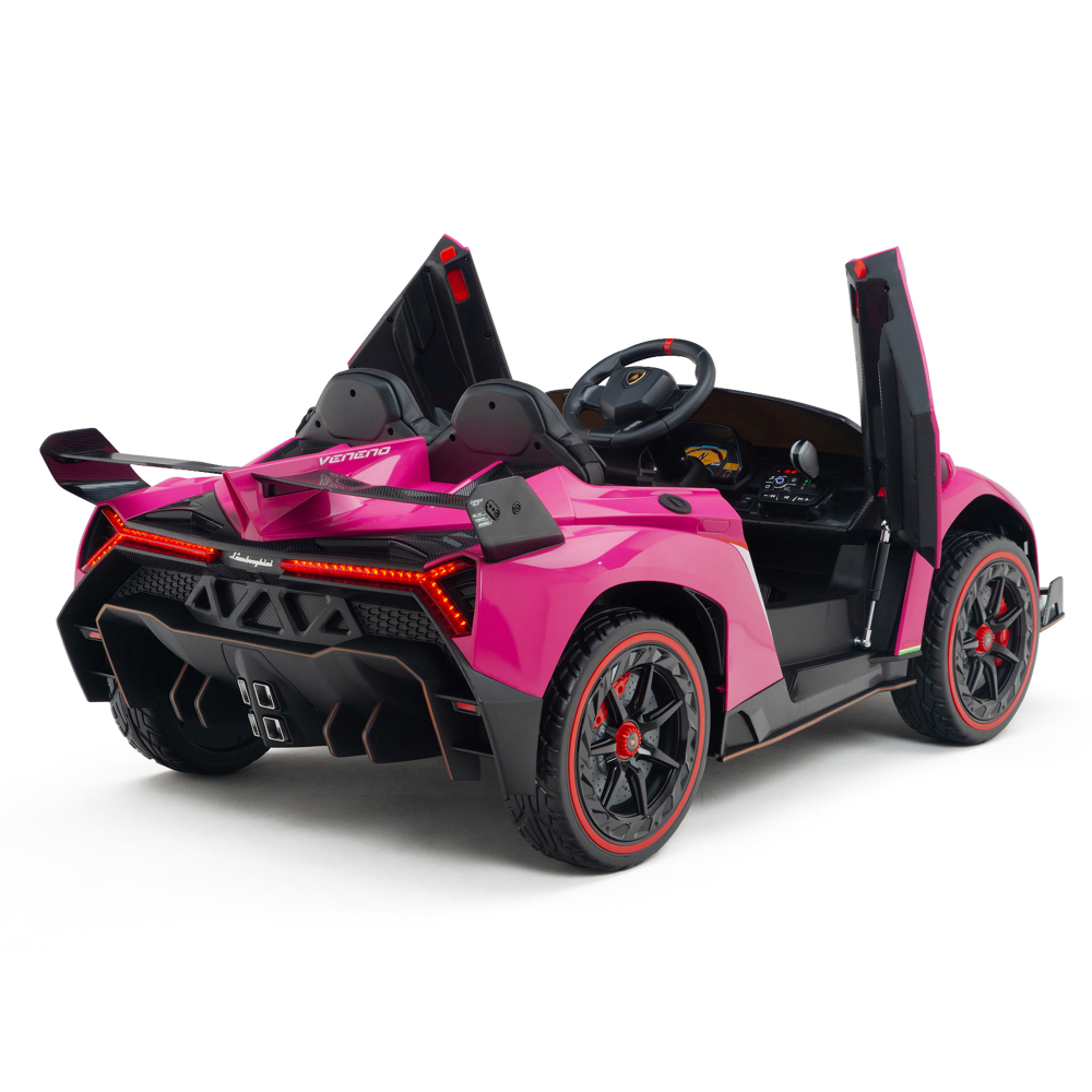 12V Lamborghini Veneno 4x4 Ride-on Car; Kids Licensed 1-Seater Electric Remote Control Car