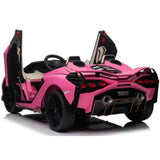 Voiture de luxe Lamborghini Sian 24 V améliorée : voiture de luxe 4x4 2 places pour enfants