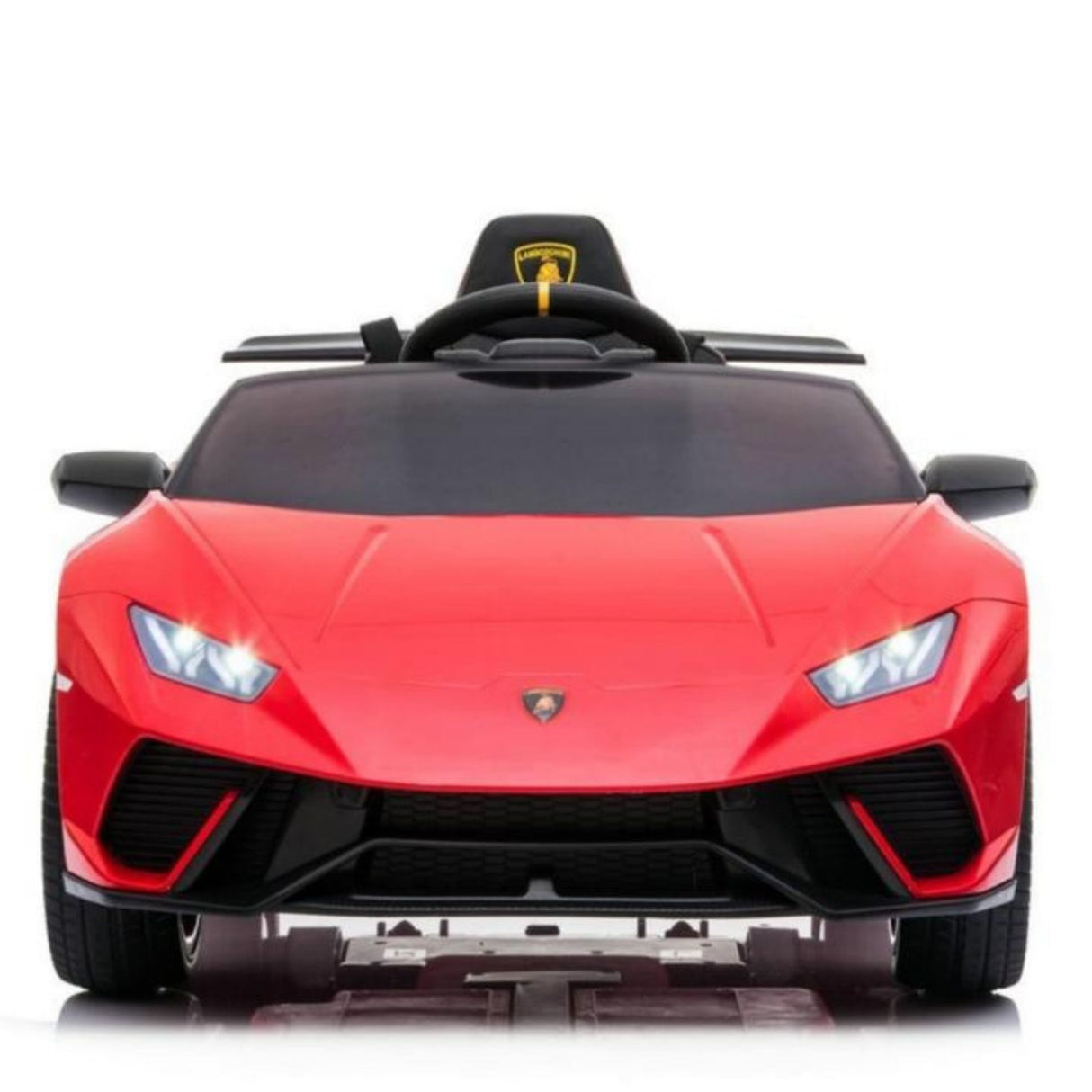 Voiture à enfourcher Lamborghini Huracan 4x4 12 V ; Voiture télécommandée électrique monoplace pour enfants sous licence