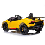 Voiture à enfourcher Lamborghini Huracan 4x4 12 V ; Voiture télécommandée électrique monoplace pour enfants sous licence