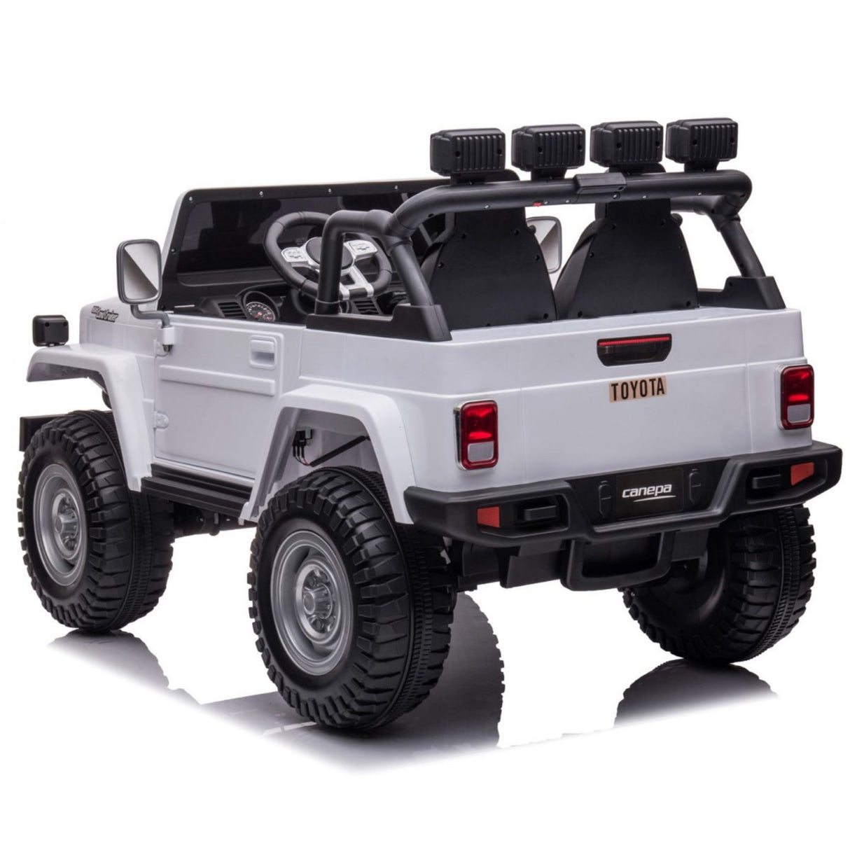 24V Toyota Premium Licensed Ride-On: Kids Fully Upgraded 4x4 2-Seater Truck