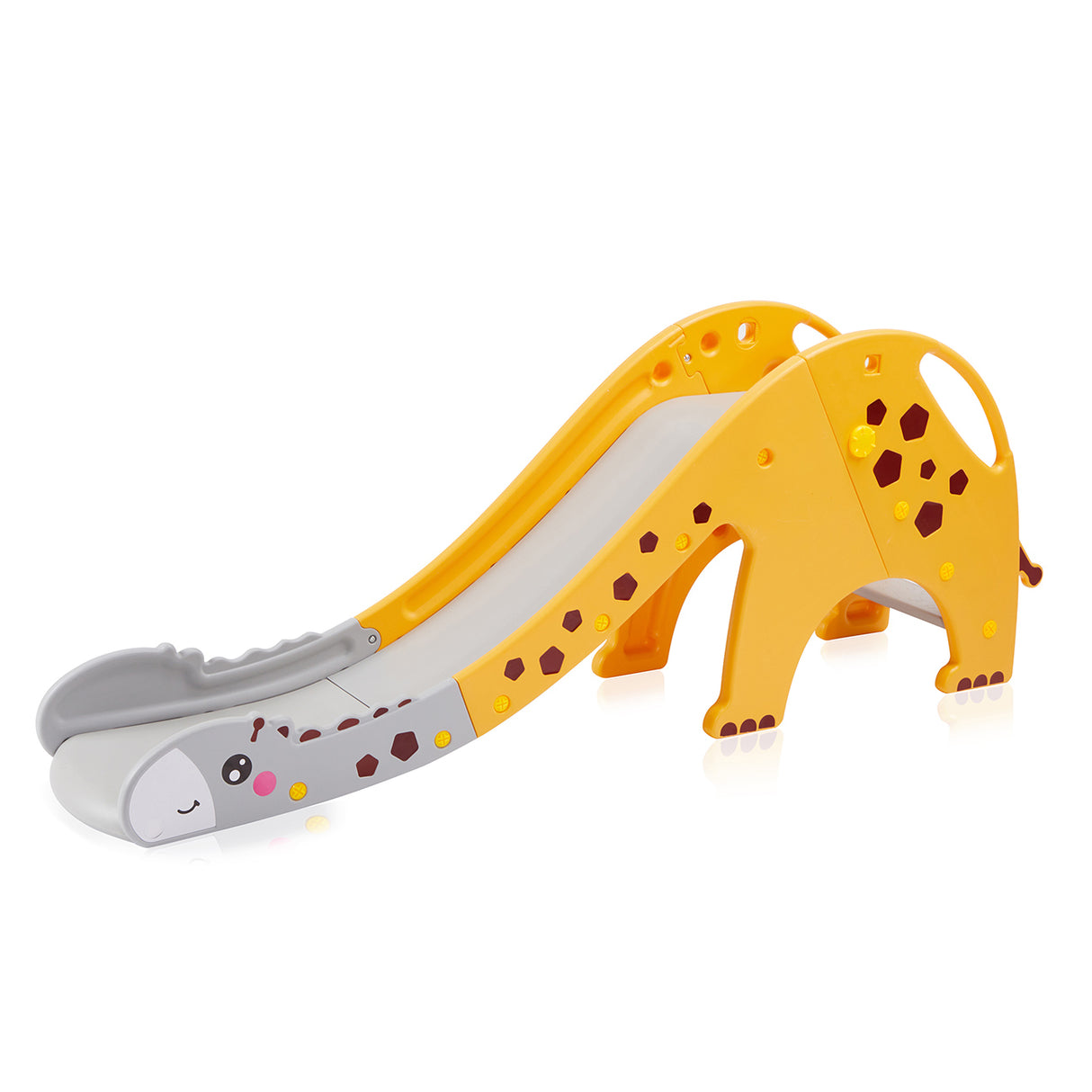 Kids Indoor & Outdoor Giraffe Slide with Ball Frame - Interactive Fun for Kids & Toddlers