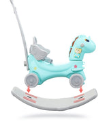 Kids Indoor & Outdoor Ride-On Rocking Horse - Fun and Engaging Foot to Foot Push-Car & Rocker