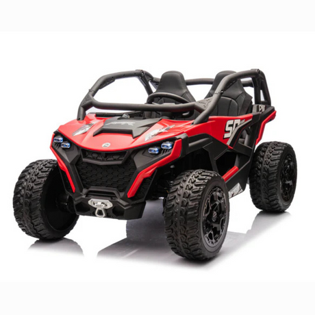 24V Power MX Edition 4x4 Kids Off-Road Ride-On UTV Buggy - Rubber Wheels, Music, Remote