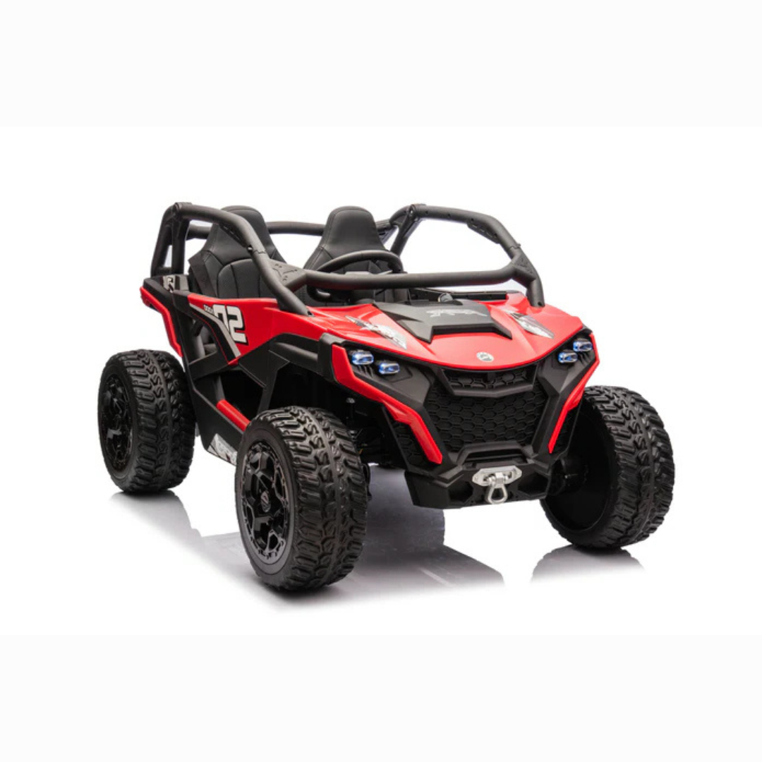 24V Power MX Edition 4x4 Kids Off-Road Ride-On UTV Buggy - Rubber Wheels, Music, Remote