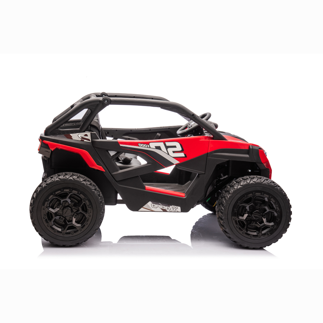 24V Power MX Edition 4x4 Kids Off-Road Ride-On UTV Buggy - Rubber Wheels, Music, Remote