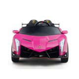 12V Lamborghini Veneno 4x4 Ride-on Car; Kids Licensed 1-Seater Electric Remote Control Car