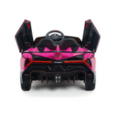 12V Lamborghini Veneno 4x4 Ride-on Car; Kids Licensed 1-Seater Electric Remote Control Car