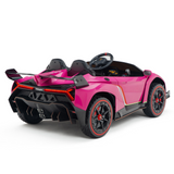 12V Lamborghini Veneno 4x4 Ride-on Car; Kids Licensed 1-Seater Electric Remote Control Car