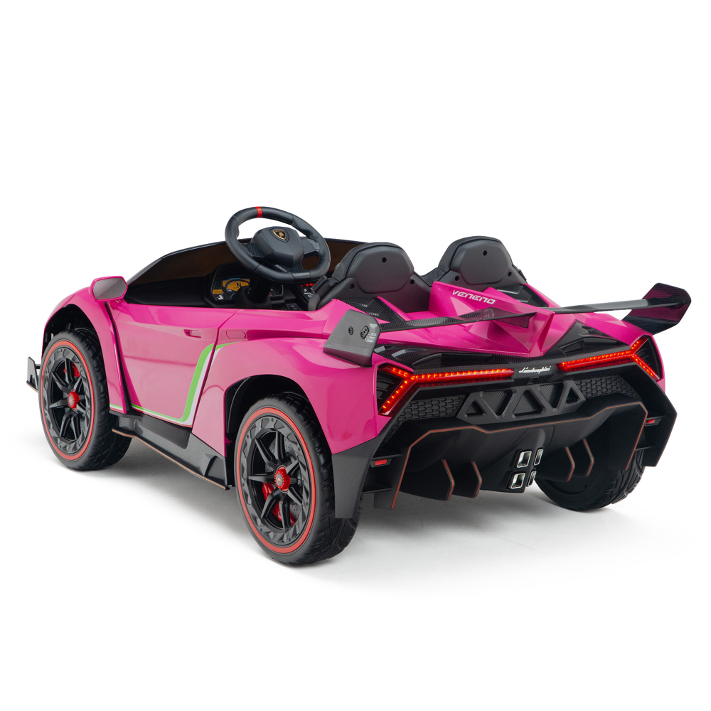 12V Lamborghini Veneno 4x4 Ride-on Car; Kids Licensed 1-Seater Electric Remote Control Car