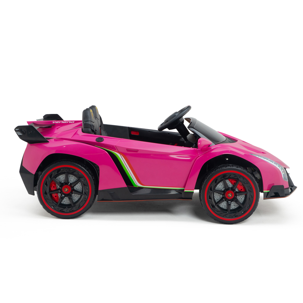 12V Lamborghini Veneno 4x4 Ride-on Car; Kids Licensed 1-Seater Electric Remote Control Car