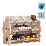 Unité de rangement édition ours pour enfants et tout-petits : organisateur de luxe pour tout-petits